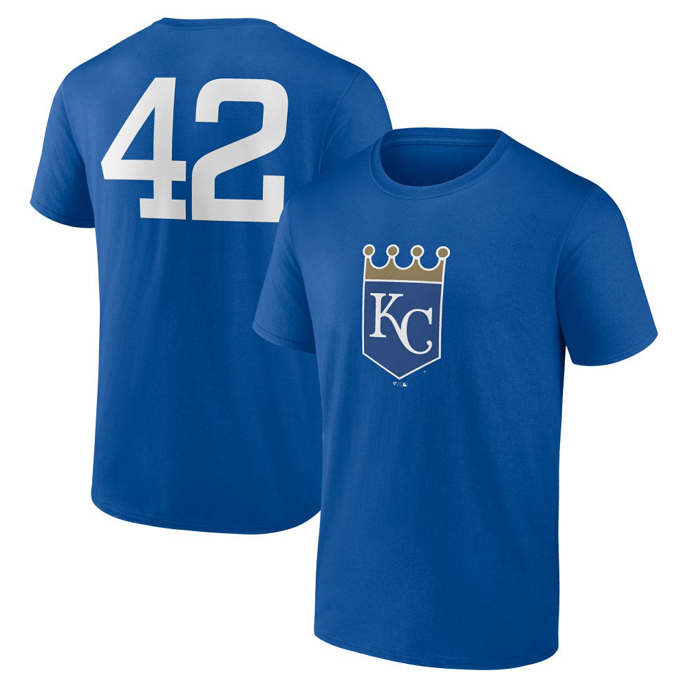 Kansas City Royals Jackie Robinson Day Name & Number T-Shirt - Royal
