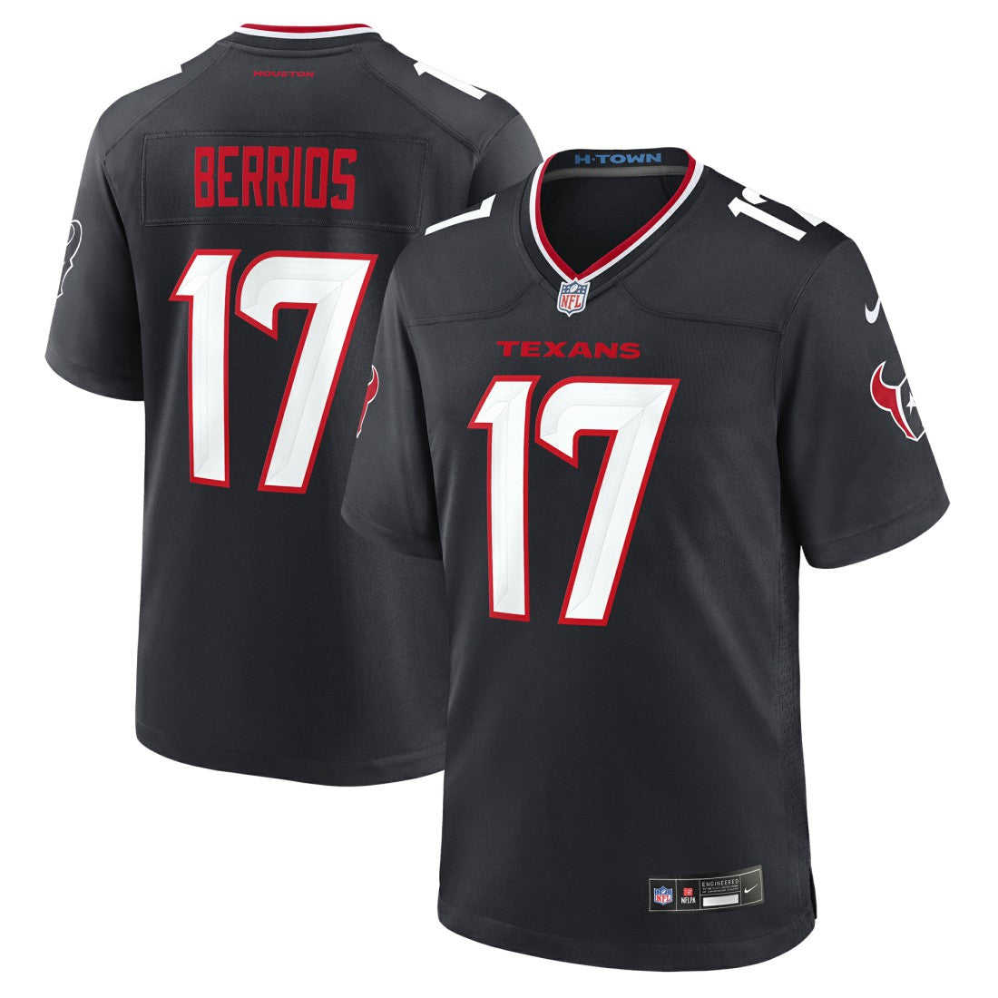 Braxton Berrios Houston Texans Team Game Jersey - Navy | Nike discount