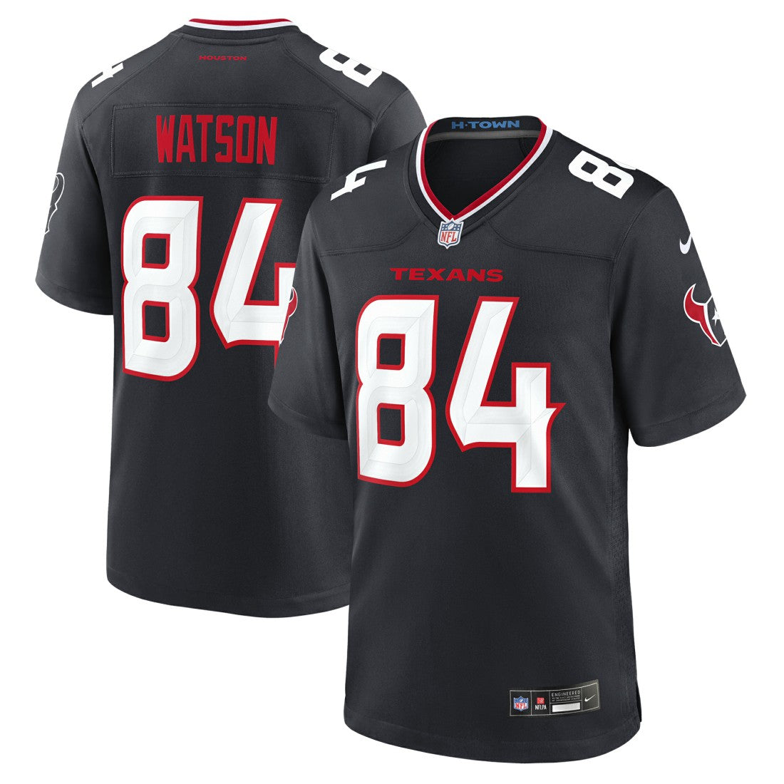 Justin Watson Houston Texans Team Game Jersey - Navy | Nike for sale