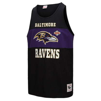 Baltimore Ravens Retro Colorblock Tank Top - Black discount