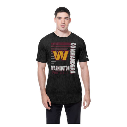 Washington Commanders New Era Enzyme Washed Oversized T-Shirt - Black for sale