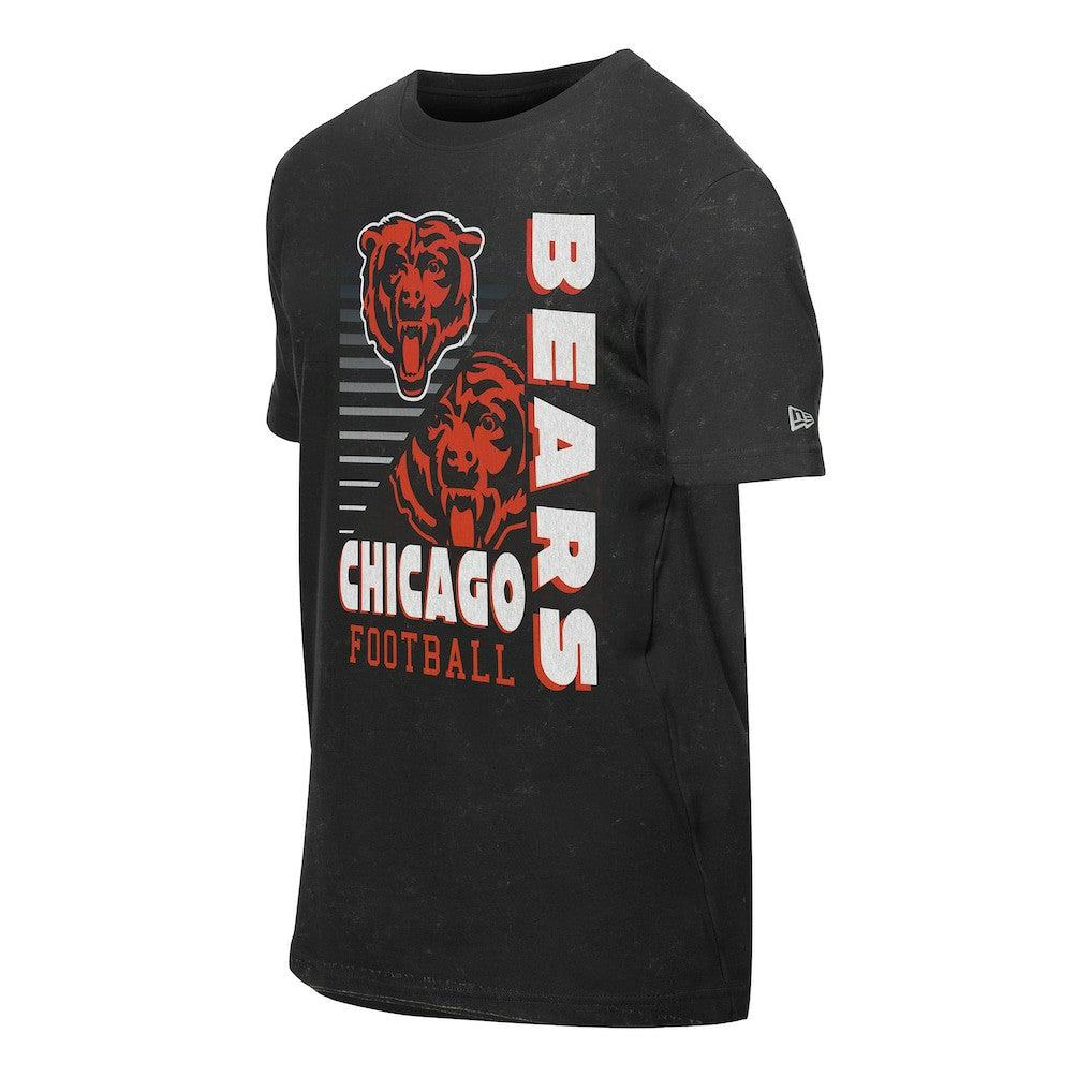Chicago Bears New Era Enzyme Washed Oversized T-Shirt - Black on sale