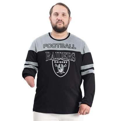 Las Vegas Raiders G-III Sports by Carl Banks Adaptive Outlast Long Sleeve T-Shirt - Black/Silver outlet