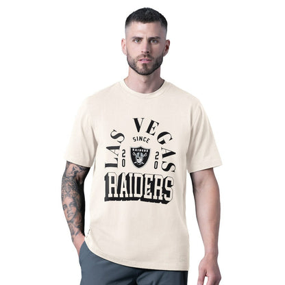 Las Vegas Raiders MSX by Michael Strahan Whiteout Vintage T-Shirt - White online