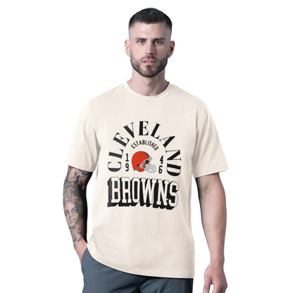 Cleveland Browns MSX by Michael Strahan Whiteout Vintage T-Shirt - White online