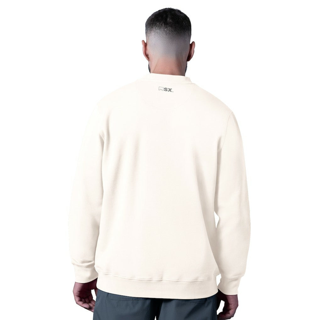 Buffalo Bills MSX by Michael Strahan Whiteout Tri-Blend Sweatshirt - White for sale