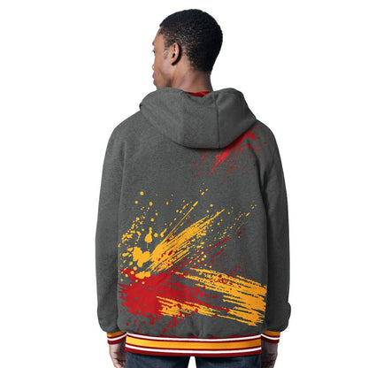 Kansas City Chiefs G-III Sports by Carl Banks Dual Threat Reversable Full-Zip Hooded Jacket - Red/Charcoal online