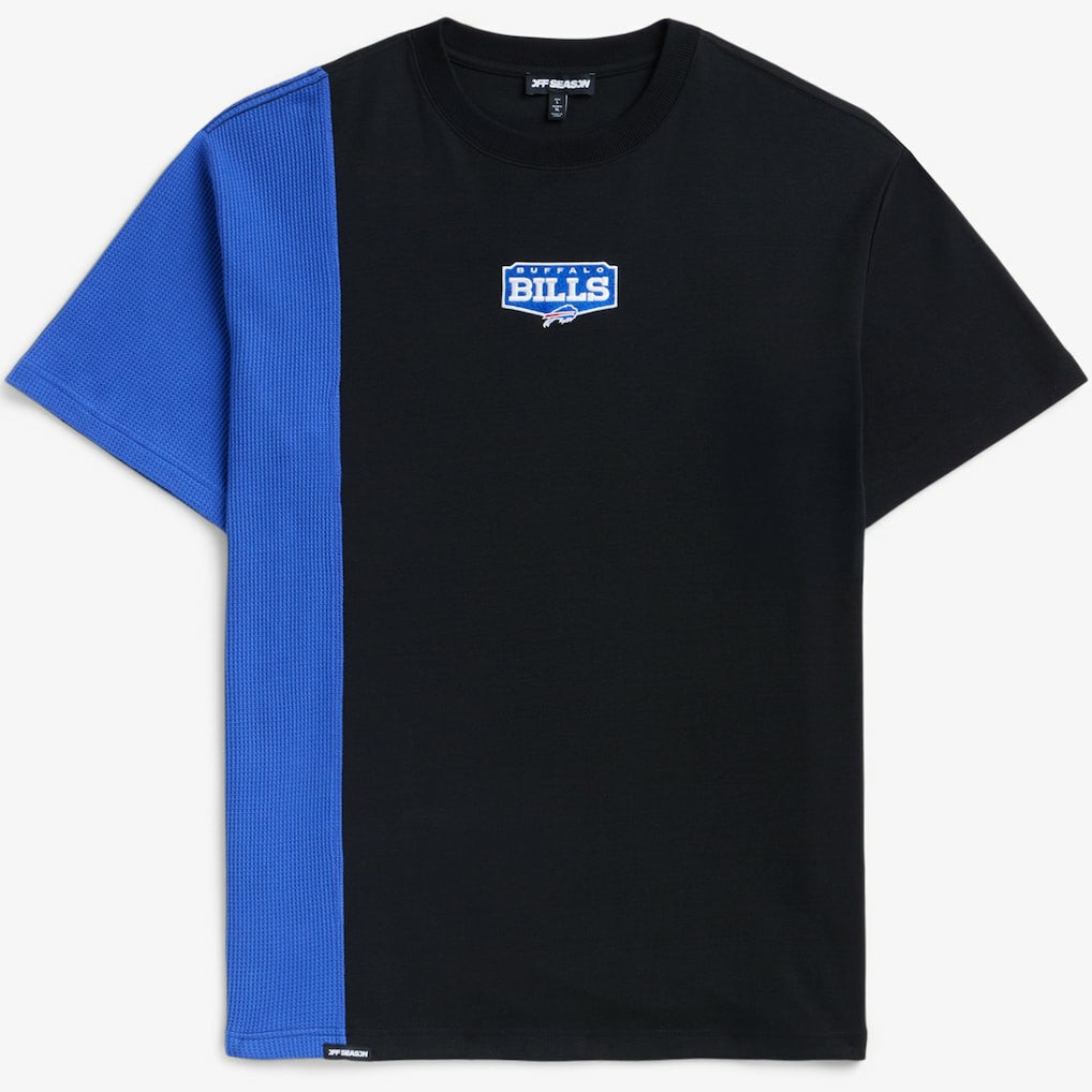 Buffalo Bills Off Season x NFL Unisex Spliced T-Shirt - Black on sale