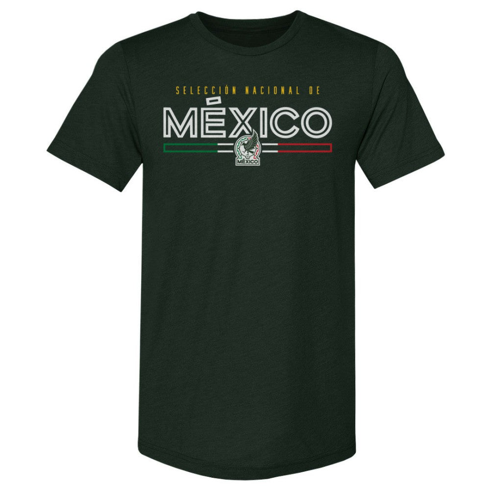 Mexico National Team 500 Level Inline Premium Tri-Blend T-Shirt - Forest Green on sale