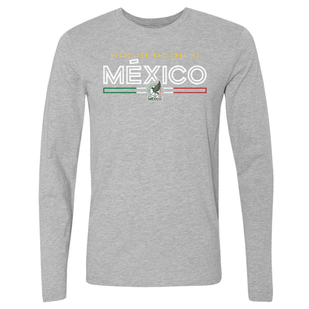 Mexico National Team 500 Level Inline Long Sleeve T-Shirt - Heather Gray shop