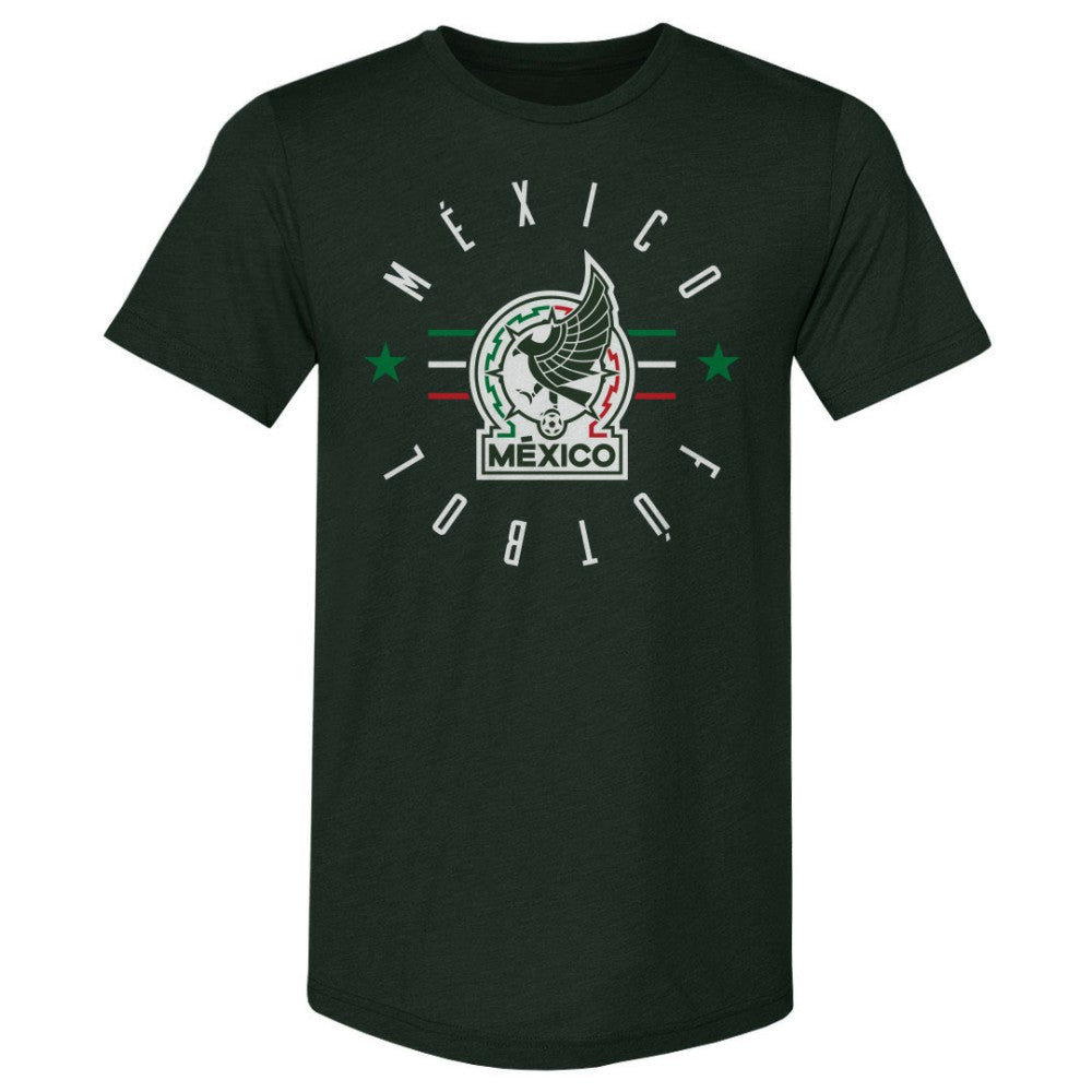 Mexico National Team 500 Level Futbol Premium Tri-Blend T-Shirt - Forest Green outlet