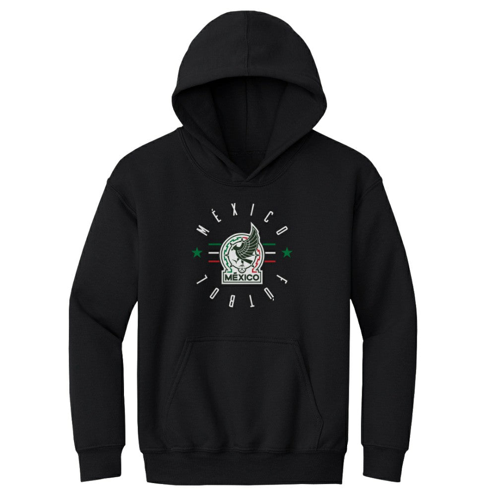 Mexico National Team 500 Level Youth Futbol Pullover Hoodie - Black on sale