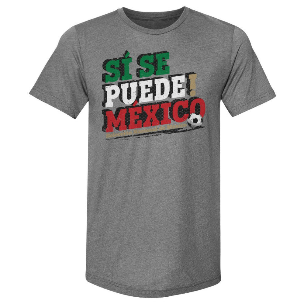 Mexico National Team 500 Level Si Se Puede Premium Tri-Blend T-Shirt - Gray outlet