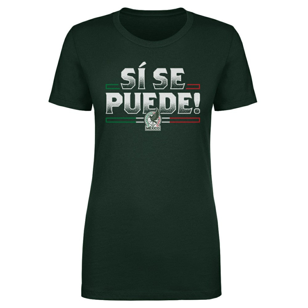 Mexico National Team 500 Level Women's Si Se Puede T-Shirt - Forest Green cheap