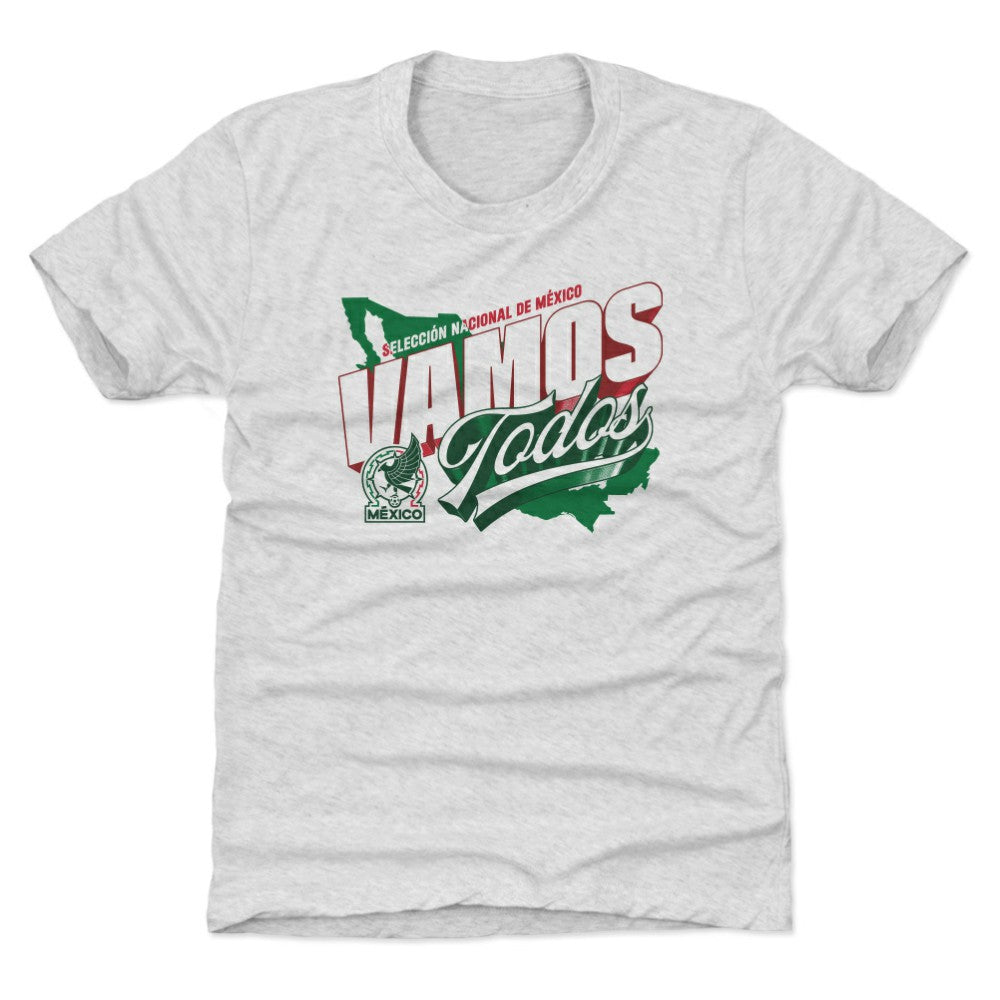Mexico National Team 500 Level Youth Vamos Todos Country T-Shirt - Gray shop