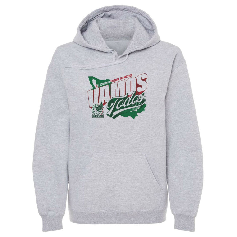 Mexico National Team 500 Level Vamos Todos Country Pullover Hoodie - Gray shop