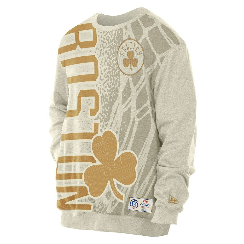 Boston Celtics 2025/26 City Edition Sweatshirt - Tan | New Era outlet
