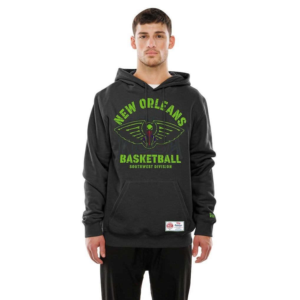 New Orleans Pelicans 2025/26 City Edition Fleece Hoodie - Black | New Era sale