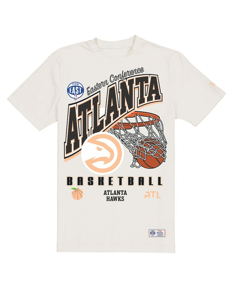 Atlanta Hawks Oversized City Edition Remix Vintage T-Shirt - Cream | New Era outlet