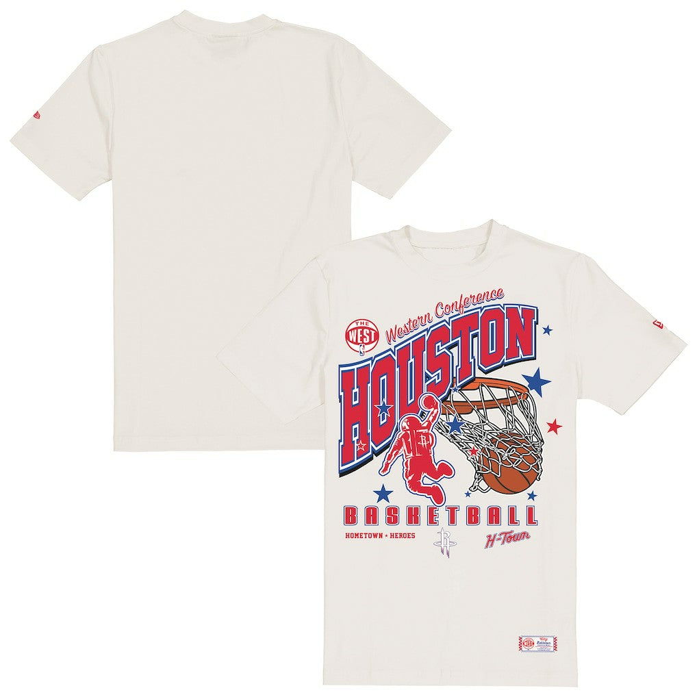 Houston Rockets Oversized City Edition Remix Vintage T-Shirt sale - Cream | New Era outlet