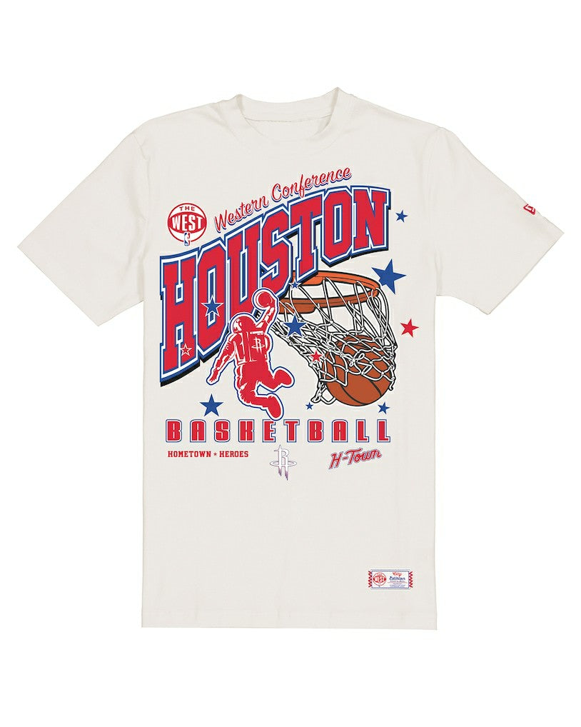 Houston Rockets Oversized City Edition Remix Vintage T-Shirt sale - Cream | New Era outlet