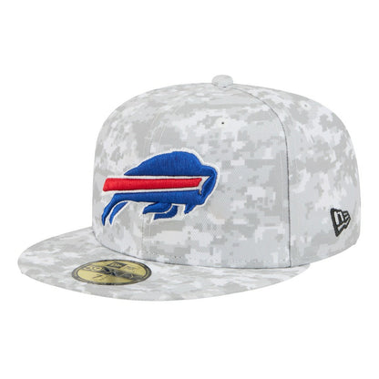 Buffalo Bills New Era 2025 Salute to Service Fan Pack 59FIFTY Fitted Hat - White discount