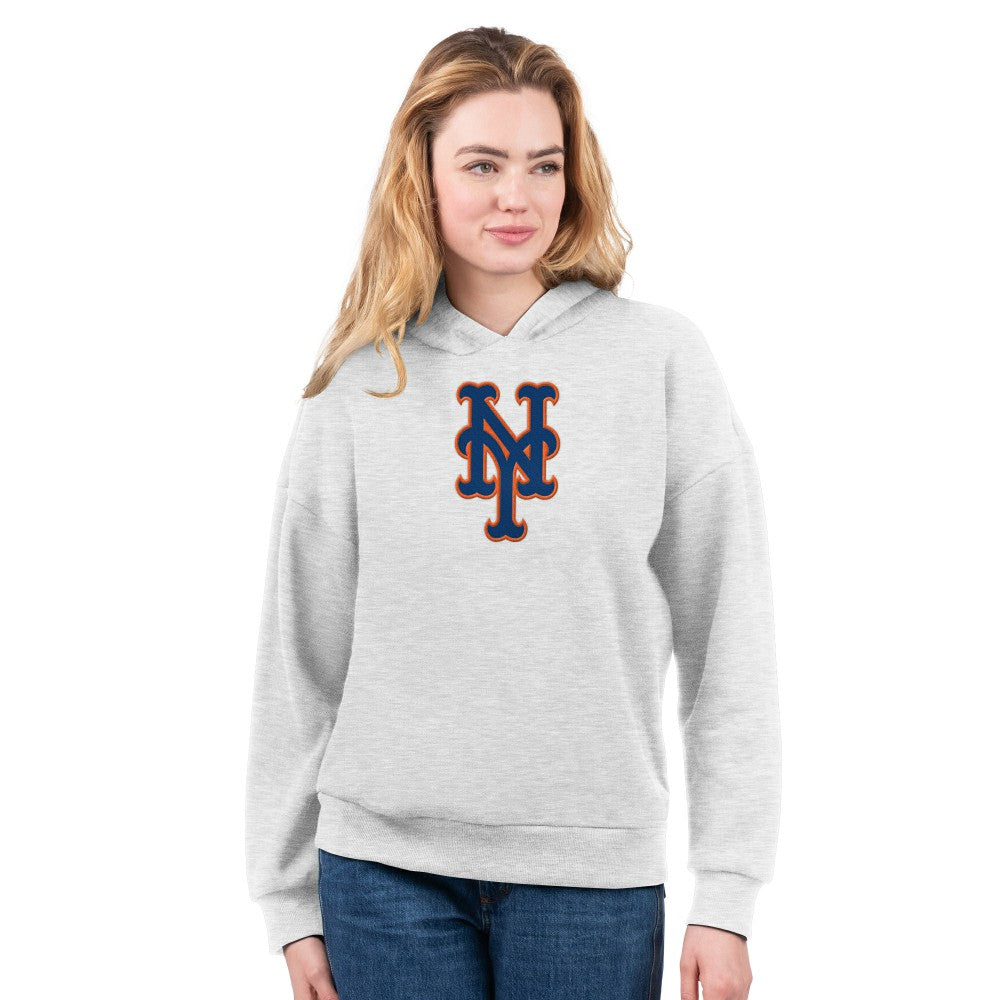 New York Mets G-III 4Her by Carl Banks Women's T-Shirt and Hoodie Combo Pack - Royal/Bright Heather Ceramic | New Era