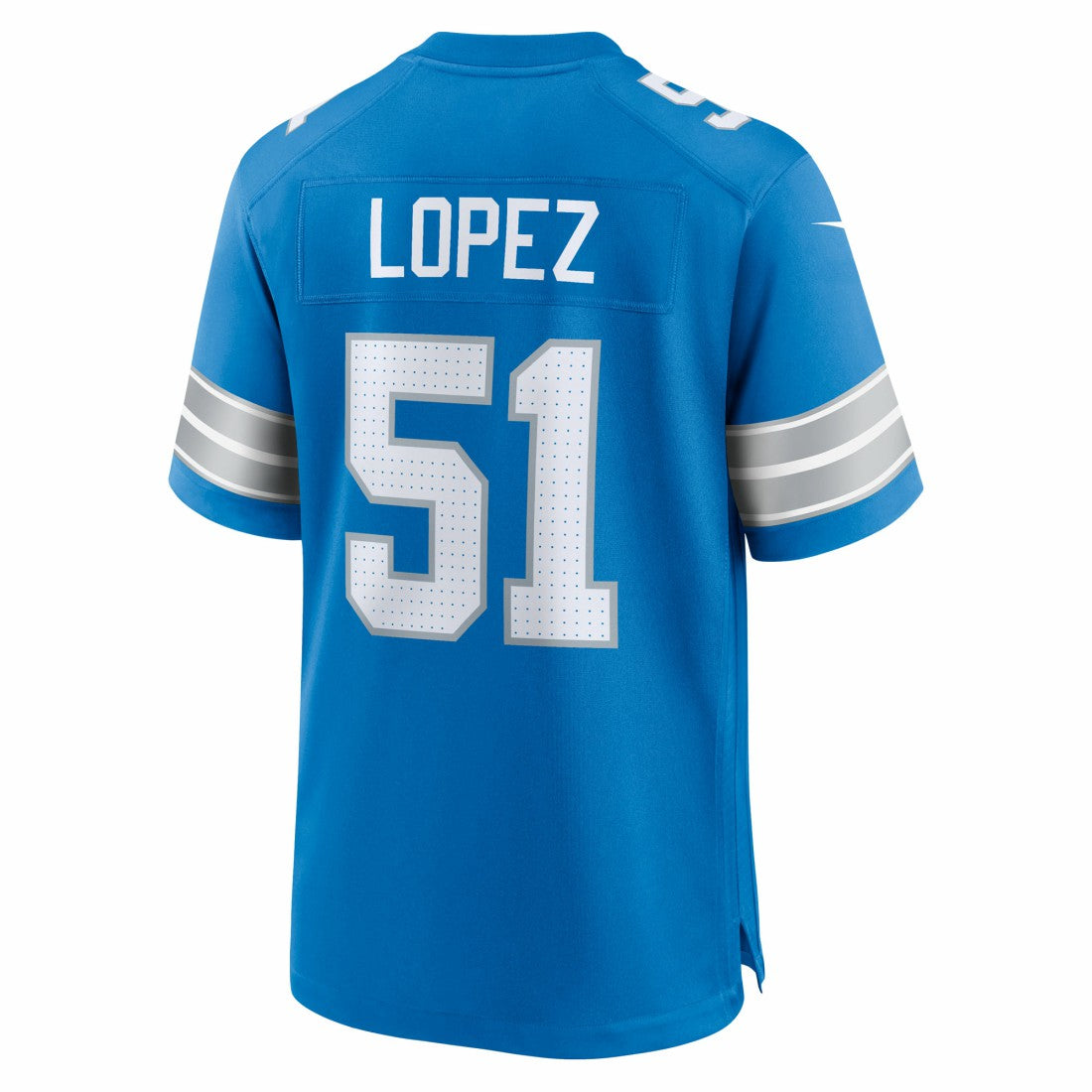 Roy Lopez Detroit Lions Team Game Jersey - Blue | Nike on sale