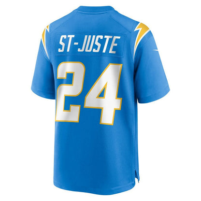 Benjamin St-Juste Los Angeles Chargers Team Game Jersey - Powder Blue | Nike for sale