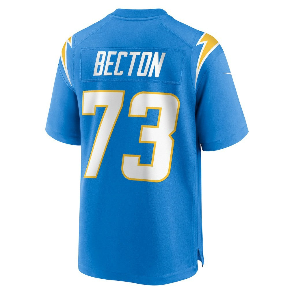Mekhi Becton Los Angeles Chargers Team Game Jersey - Powder Blue | Nike for sale