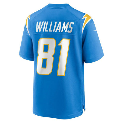 Mike Williams Los Angeles Chargers Team Game Jersey - Powder Blue | Nike outlet
