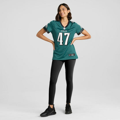 Charley Hughlett Philadelphia Eagles Women's Team Game Jersey - Midnight Green | Nike sale