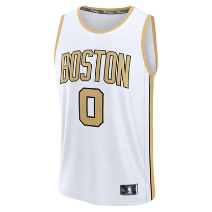 Jayson Tatum Boston Celtics 2025/26 City Edition Fast Break Jersey - White | Fanatics sale