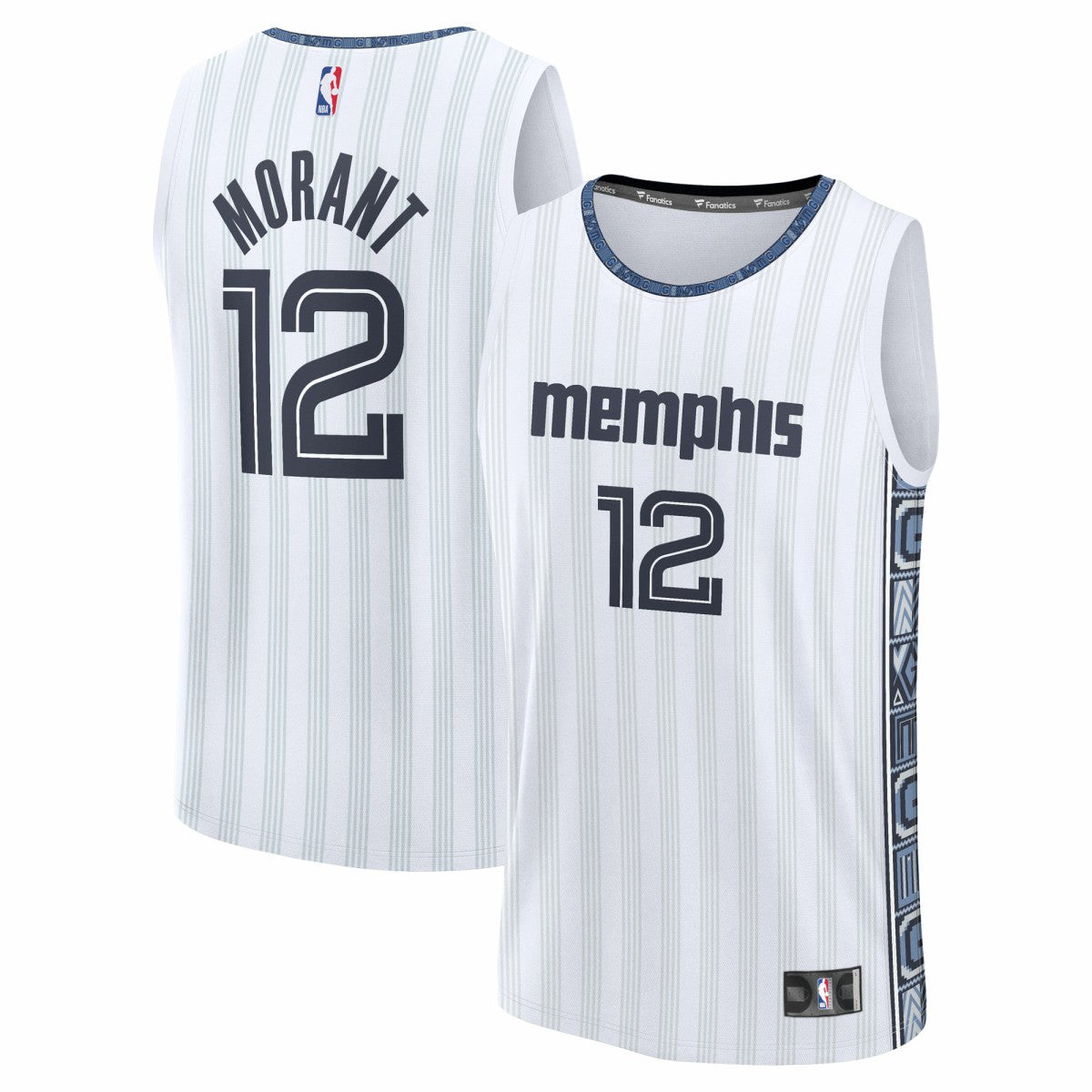 Ja Morant Memphis Grizzlies 2025/26 City Edition Fast Break Jersey - White | Fanatics online