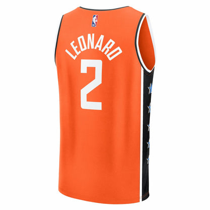 Kawhi Leonard LA Clippers Youth 2025/26 City Edition Fast Break Jersey - Orange | Fanatics discount
