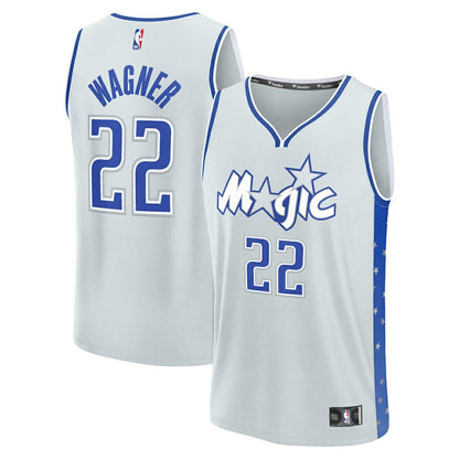 Franz Wagner Orlando Magic Youth 2025/26 City Edition Fast Break Jersey - Silver | Fanatics sale