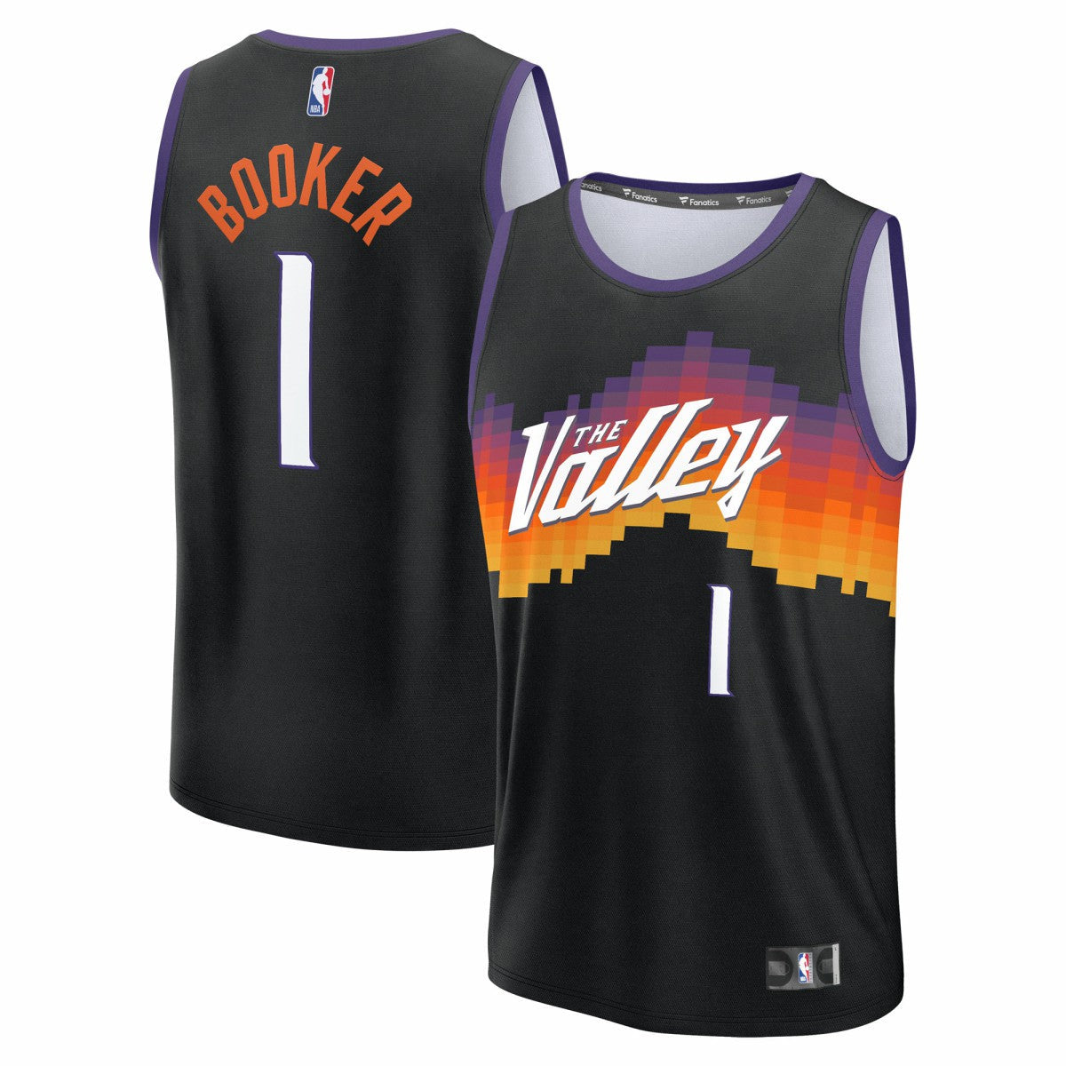 Devin Booker Phoenix Suns Youth 2025/26 City Edition Fast Break Jersey - Black | Fanatics for sale