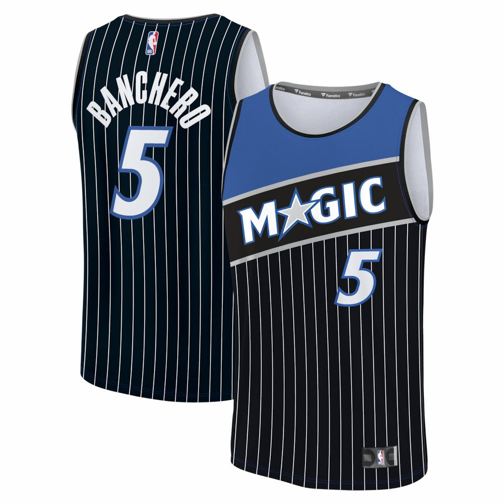 Paolo Banchero Orlando Magic Fast Break Jersey - Statement Edition - Black | Fanatics for sale
