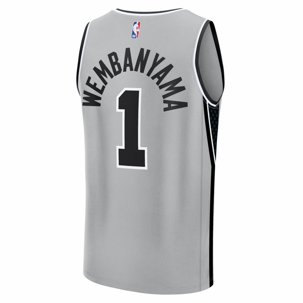 Victor Wembanyama San Antonio Spurs Fast Break Jersey - Statement Edition - Silver | Fanatics online