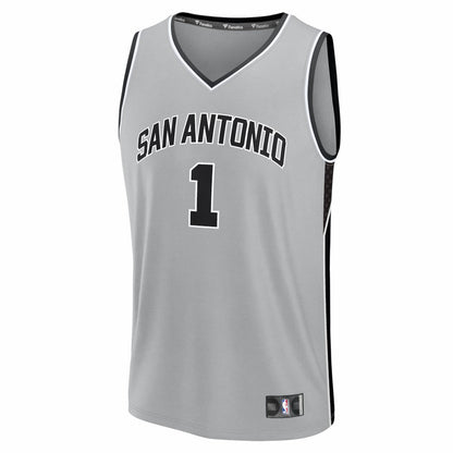 Victor Wembanyama San Antonio Spurs Youth Fast Break Jersey - Statement Edition - Silver | Fanatics shop
