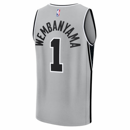 Victor Wembanyama San Antonio Spurs Youth Fast Break Jersey - Statement Edition - Silver | Fanatics shop