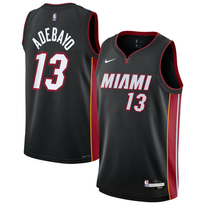 Bam Adebayo Miami Heat Youth Swingman Jersey - Icon Edition - Black | Nike on sale