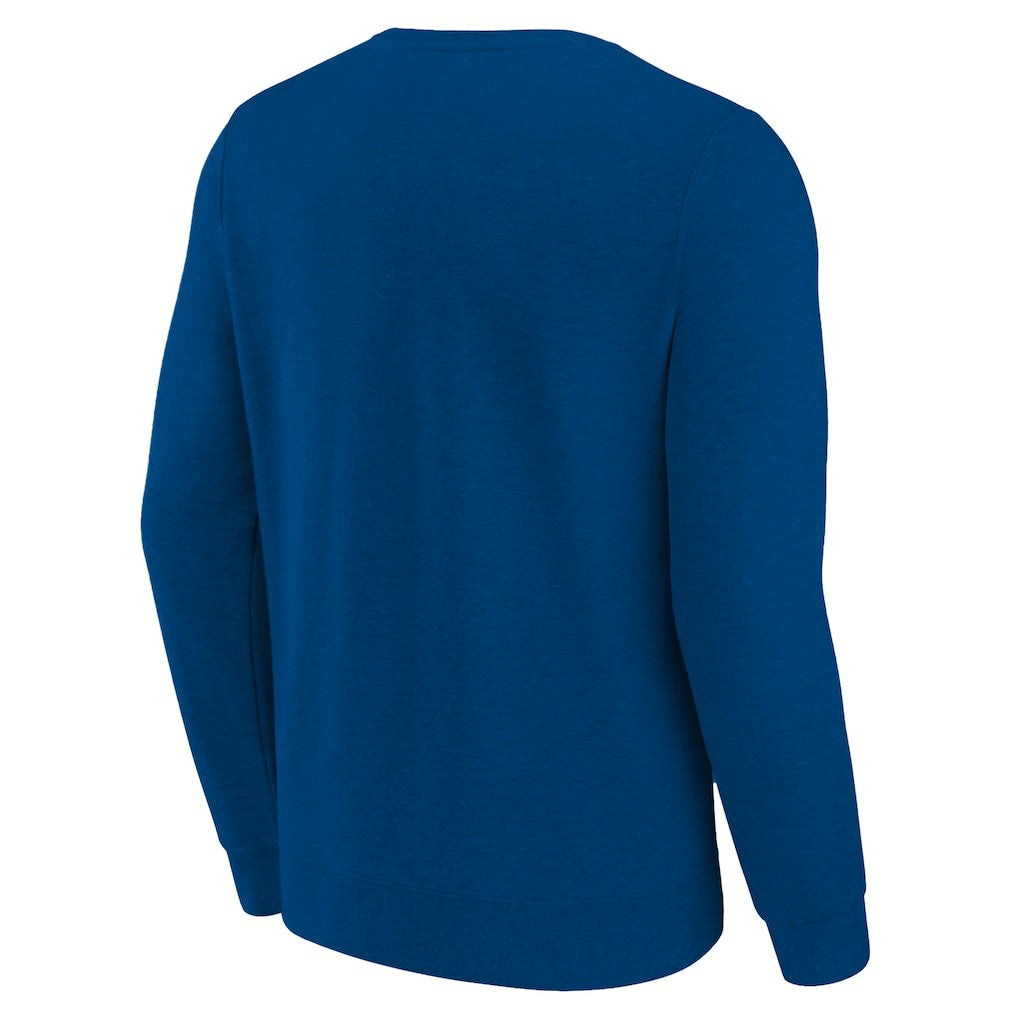Dallas Mavericks Hardwood Classics Big & Tall Crewneck Sweatshirt - Heather Blue | Mitchell & Ness for sale