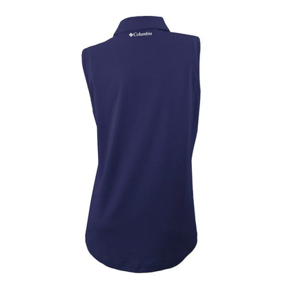 Cleveland Guardians Women's Tend The Ball Sleeveless Polo - Navy | Columbia