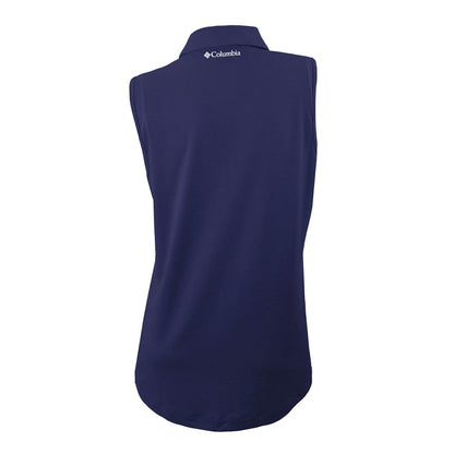 Minnesota Twins Women's Tend The Ball Sleeveless Polo - Navy | Columbia