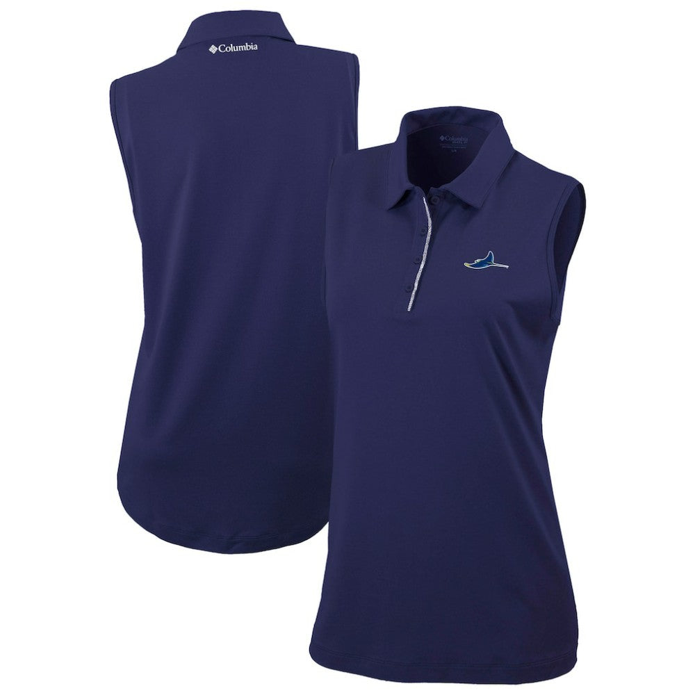 Tampa Bay Rays Women's Tend The Ball Sleeveless Polo - Navy | Columbia