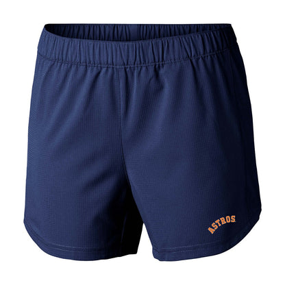 Houston Astros Women's Tamiami Pull-On Shorts - Navy | Columbia