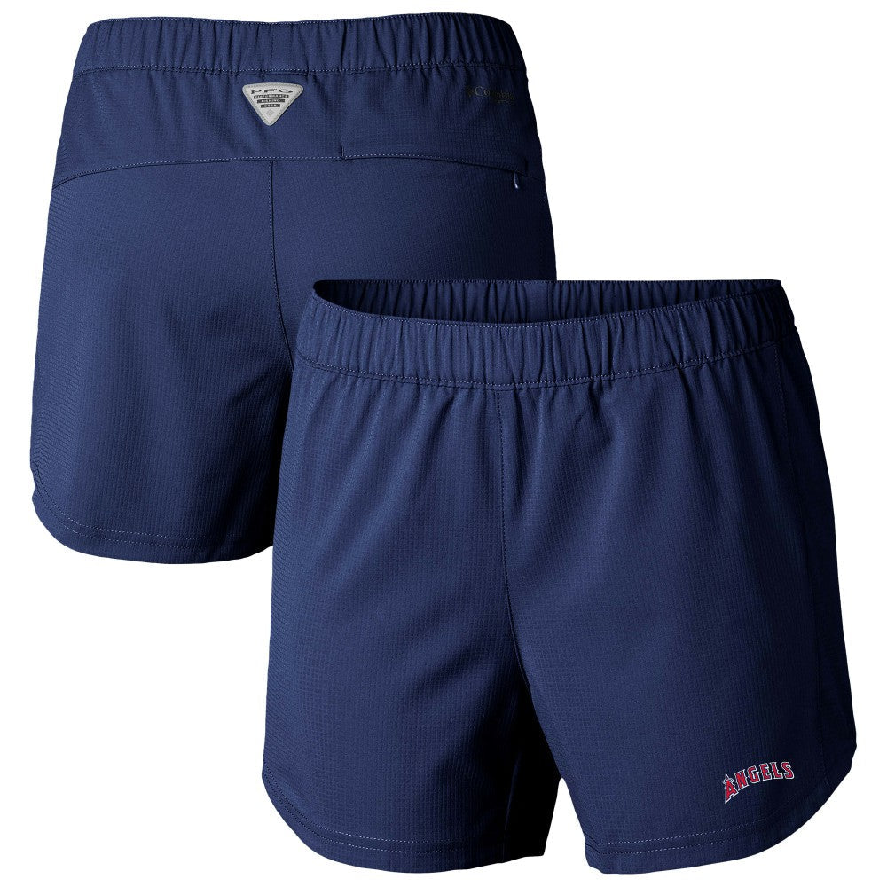 Los Angeles Angels Women's Tamiami Pull-On Shorts - Navy | Columbia