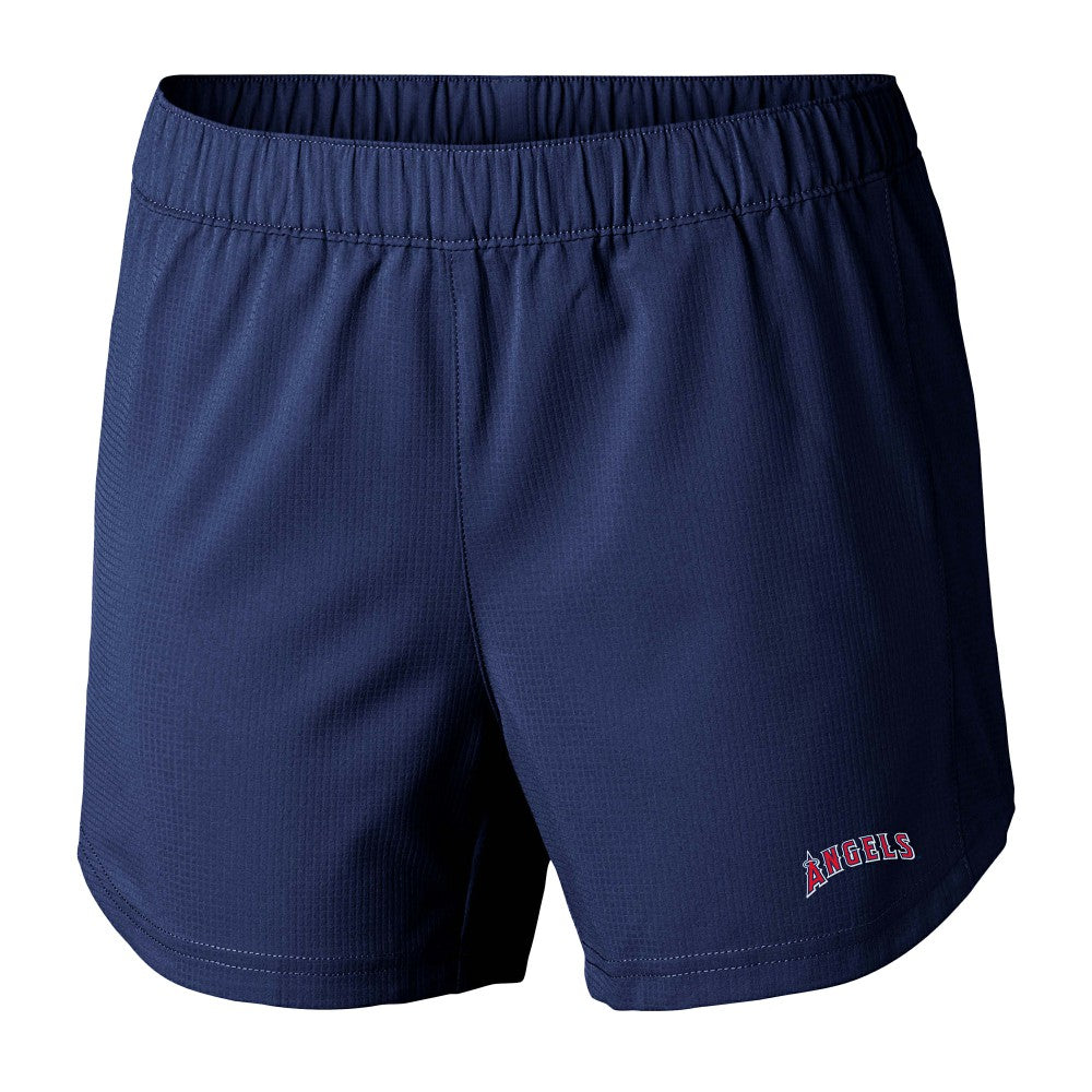 Los Angeles Angels Women's Tamiami Pull-On Shorts - Navy | Columbia