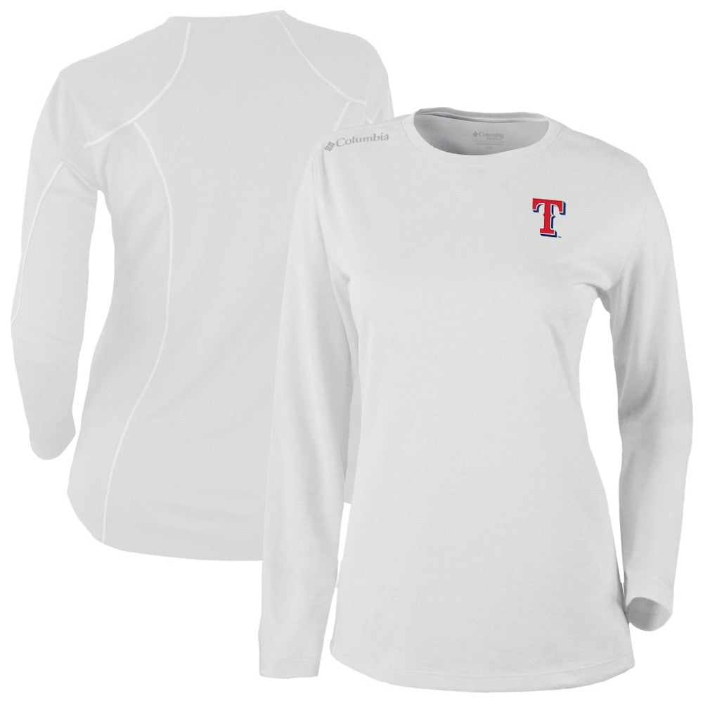 Texas Rangers Shotgun Long Sleeve T-Shirt - White | Columbia